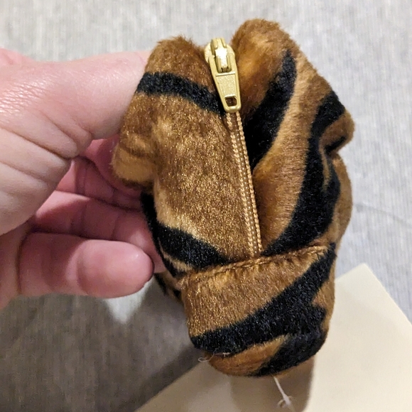 NEW Sweet Dreams Snuggies by Baby Deer Tiger Stripe Zip-up Booties Med 6-12m - Picture 5 of 9